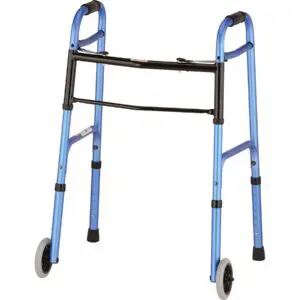 Folding Walker With 5" Wheels