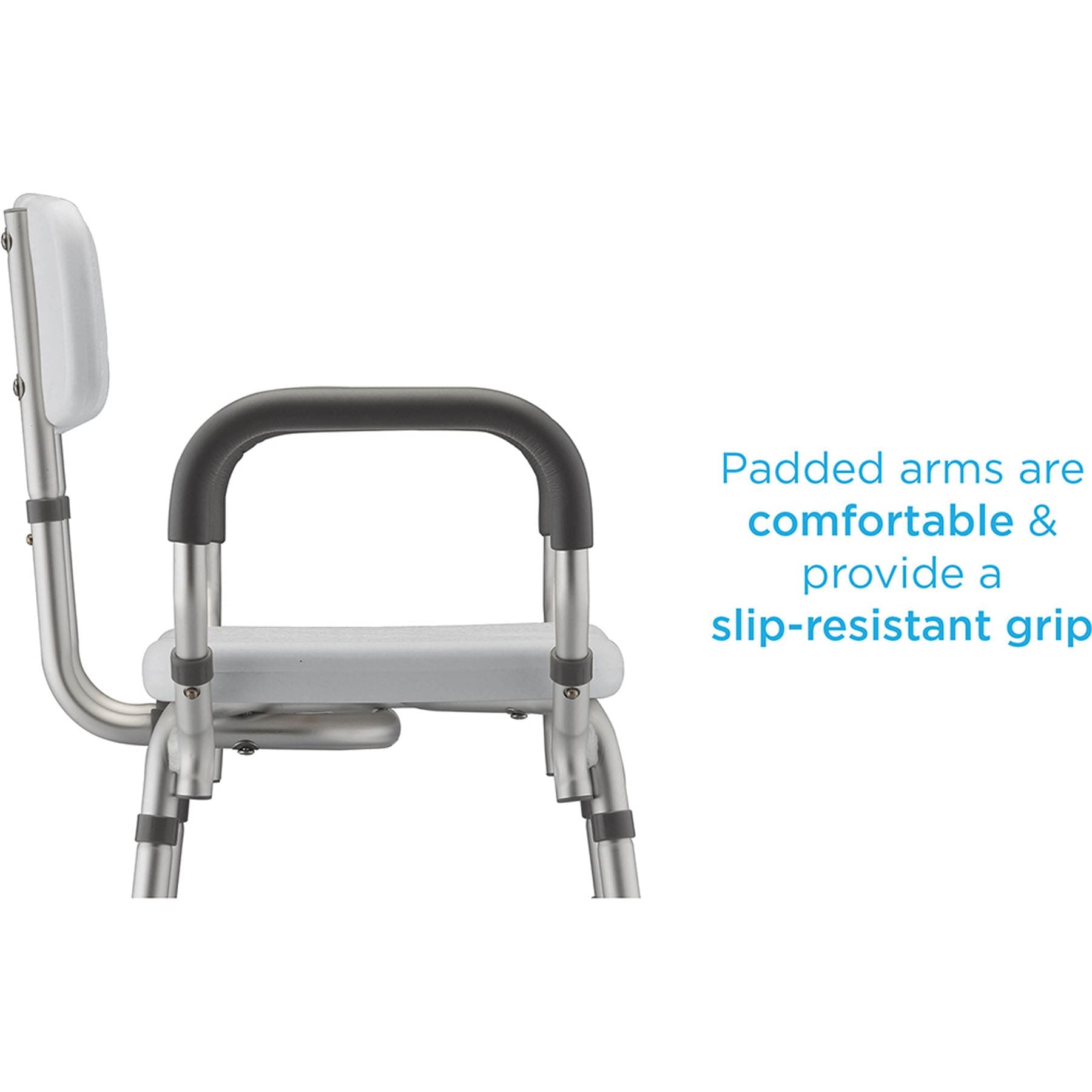 Shower Chair w/Arms + Back, photo 3 of 5