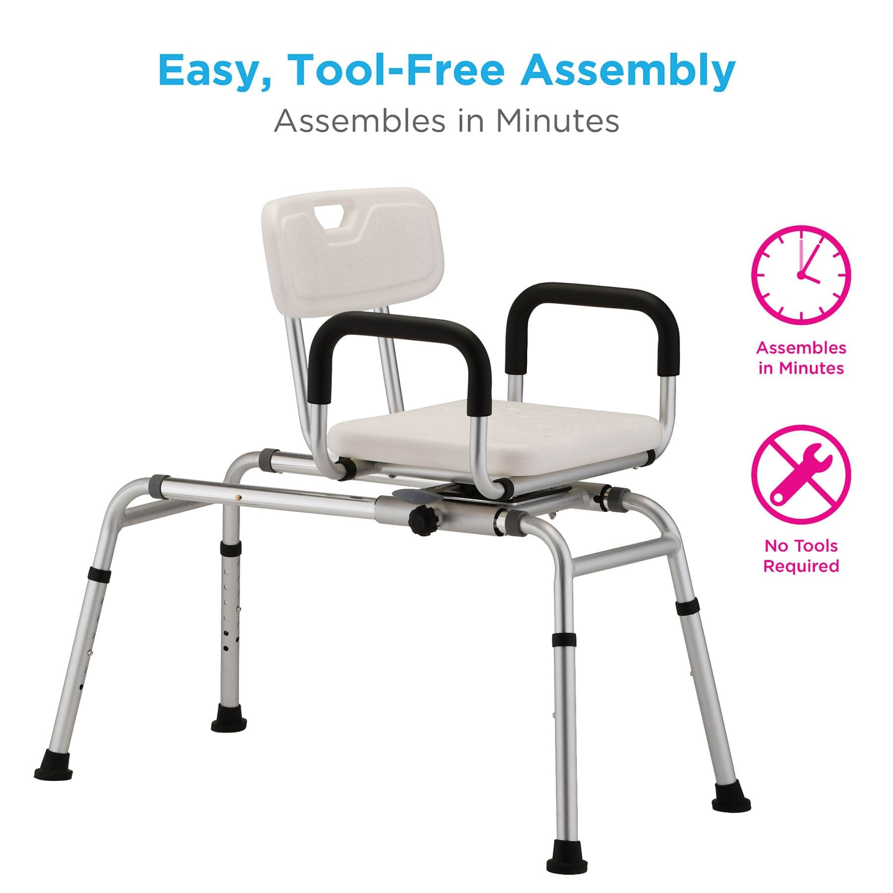 Sliding Swivel Transfer Bench, photo 2 of 5