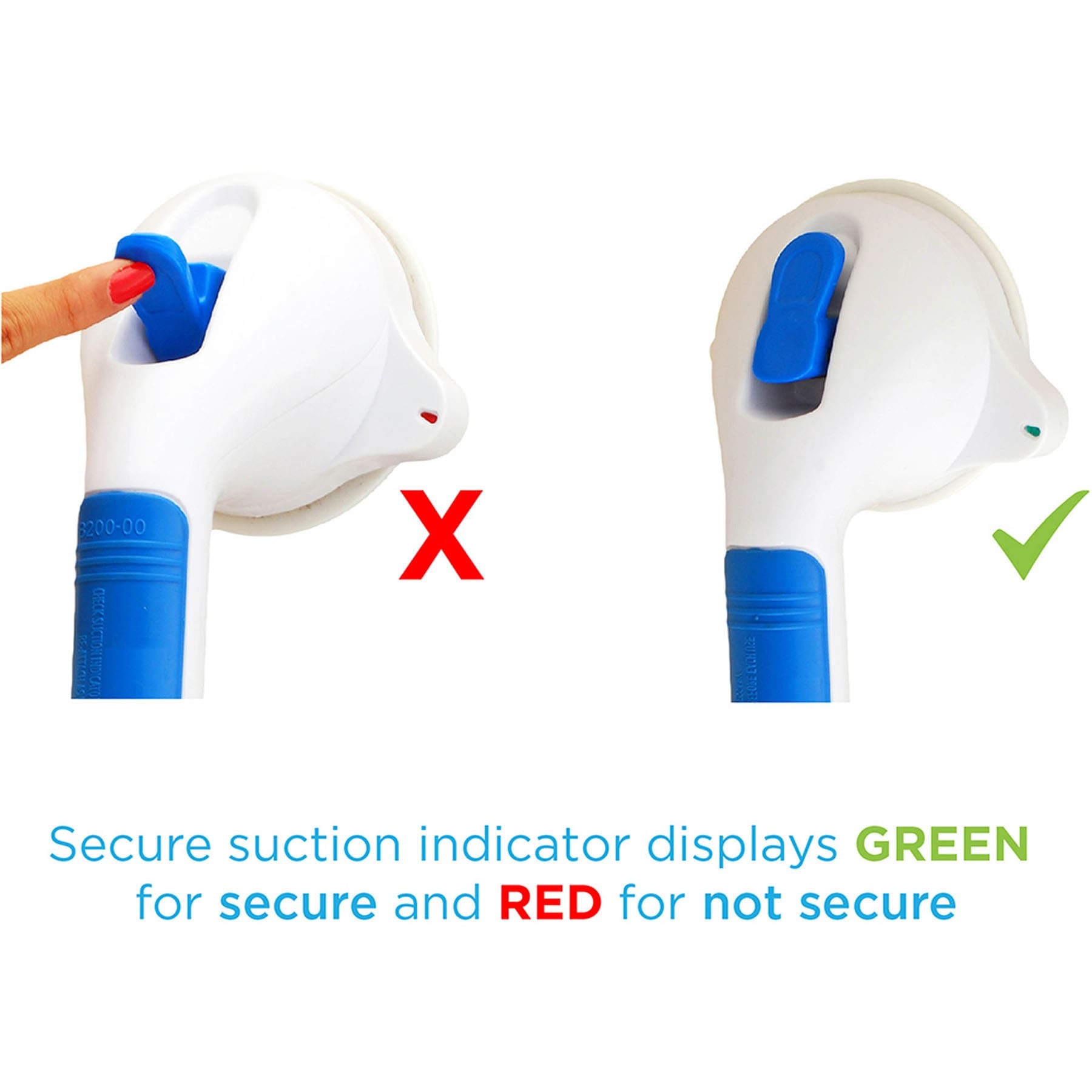 Suction Grab Bar 12″, photo 2 of 3