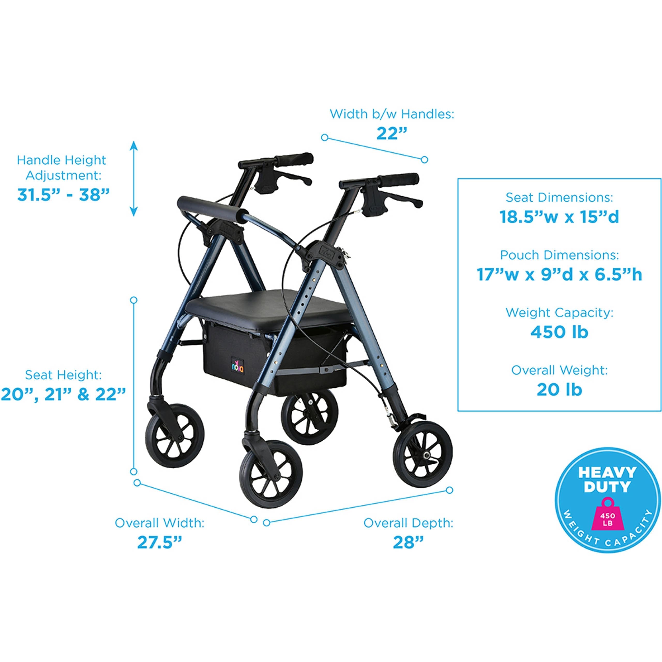 Nova Star 8 Heavy Duty Walker, photo 2 of 4