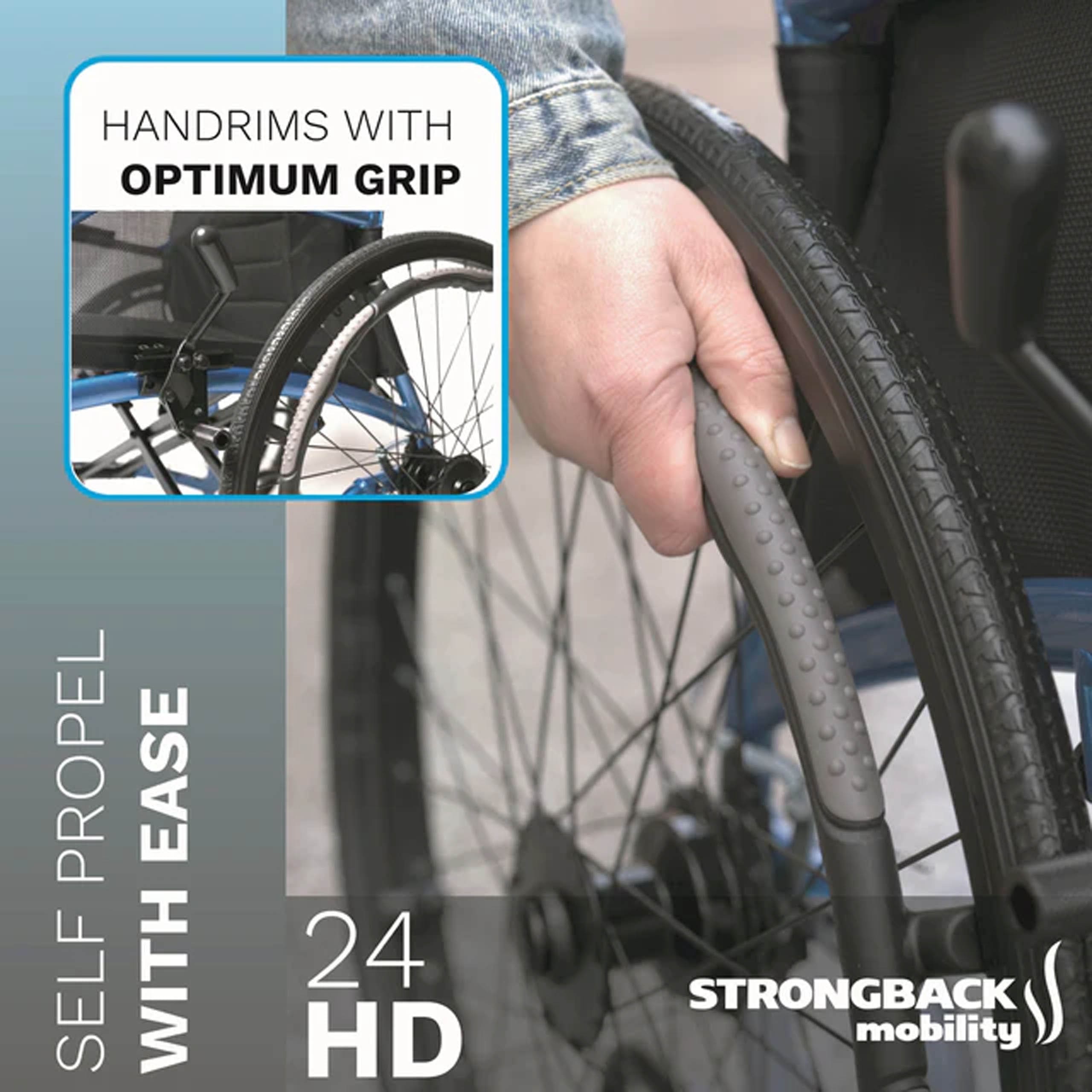 Strongback 24HD Wheelchair – Rental, photo 6 of 7