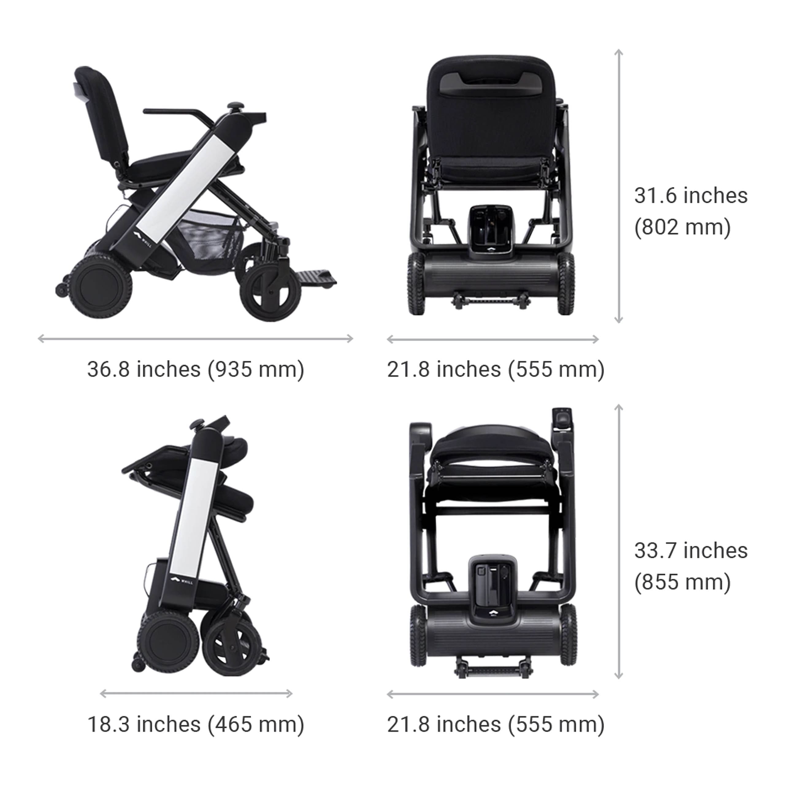 WHILL Model F Power Wheelchair, photo 2 of 3