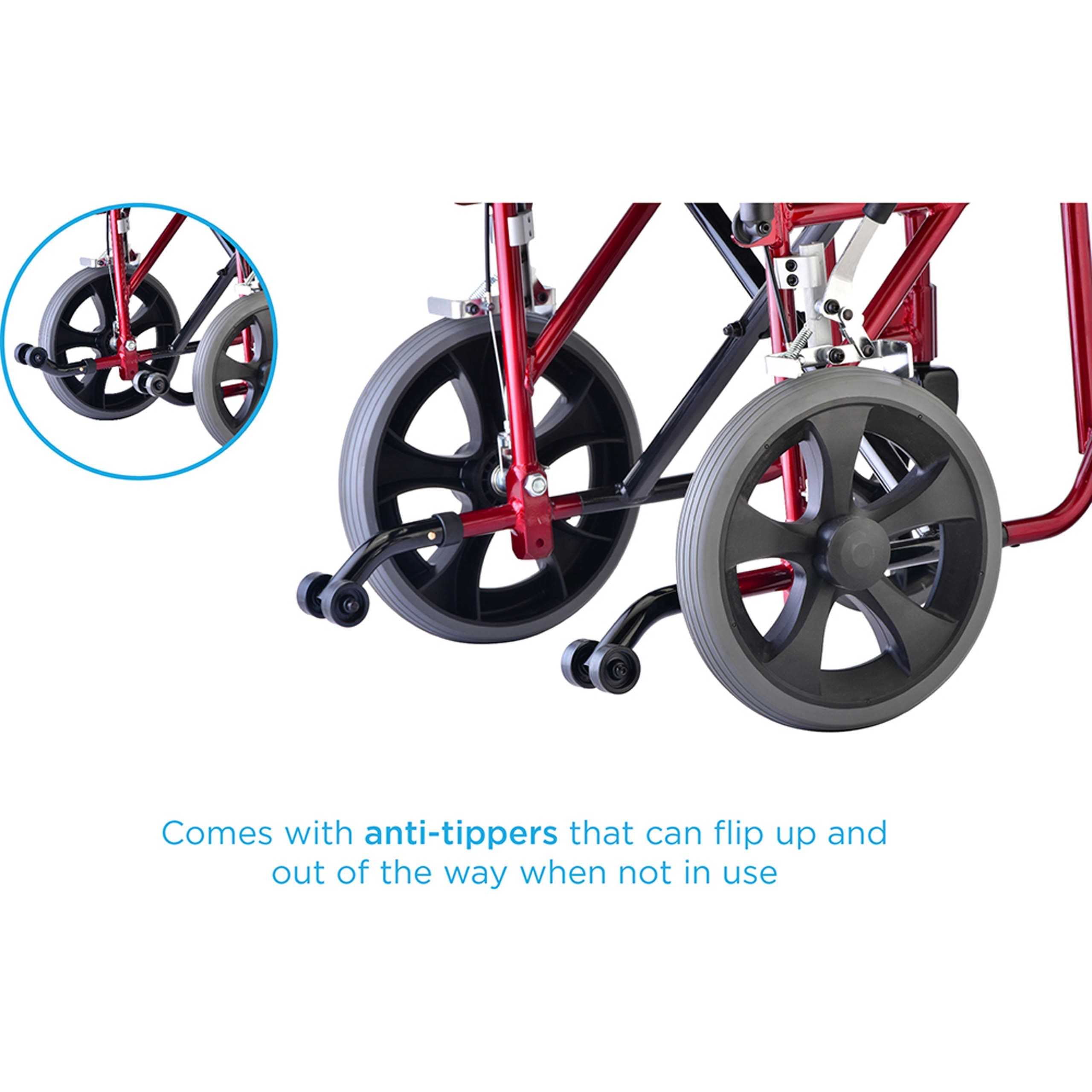 Nova HD 12″ Transport Chair, photo 3 of 6