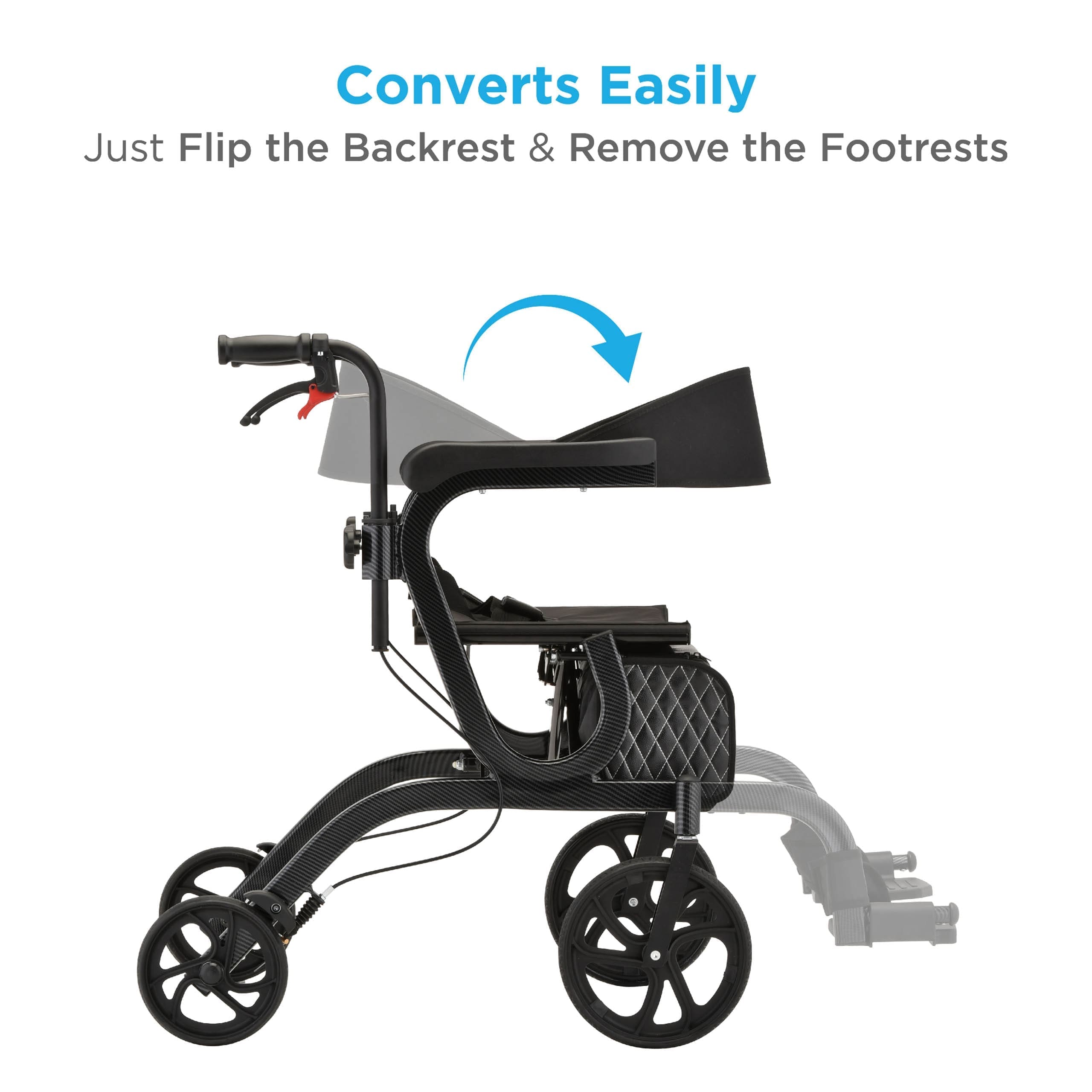 Nova Gemini Hybrid Rollator / Walker, photo 3 of 7