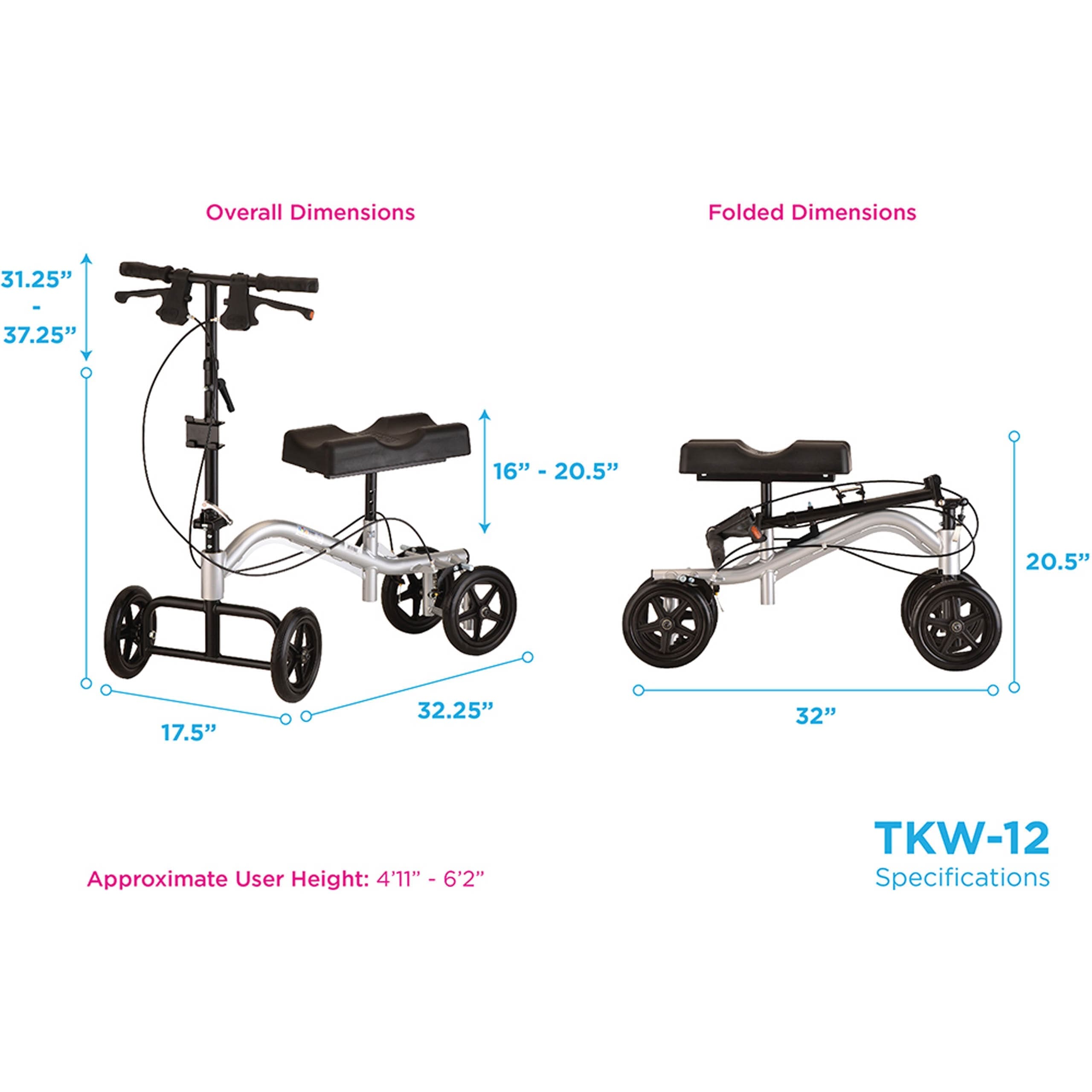 Turning Knee Walker, photo 2 of 2