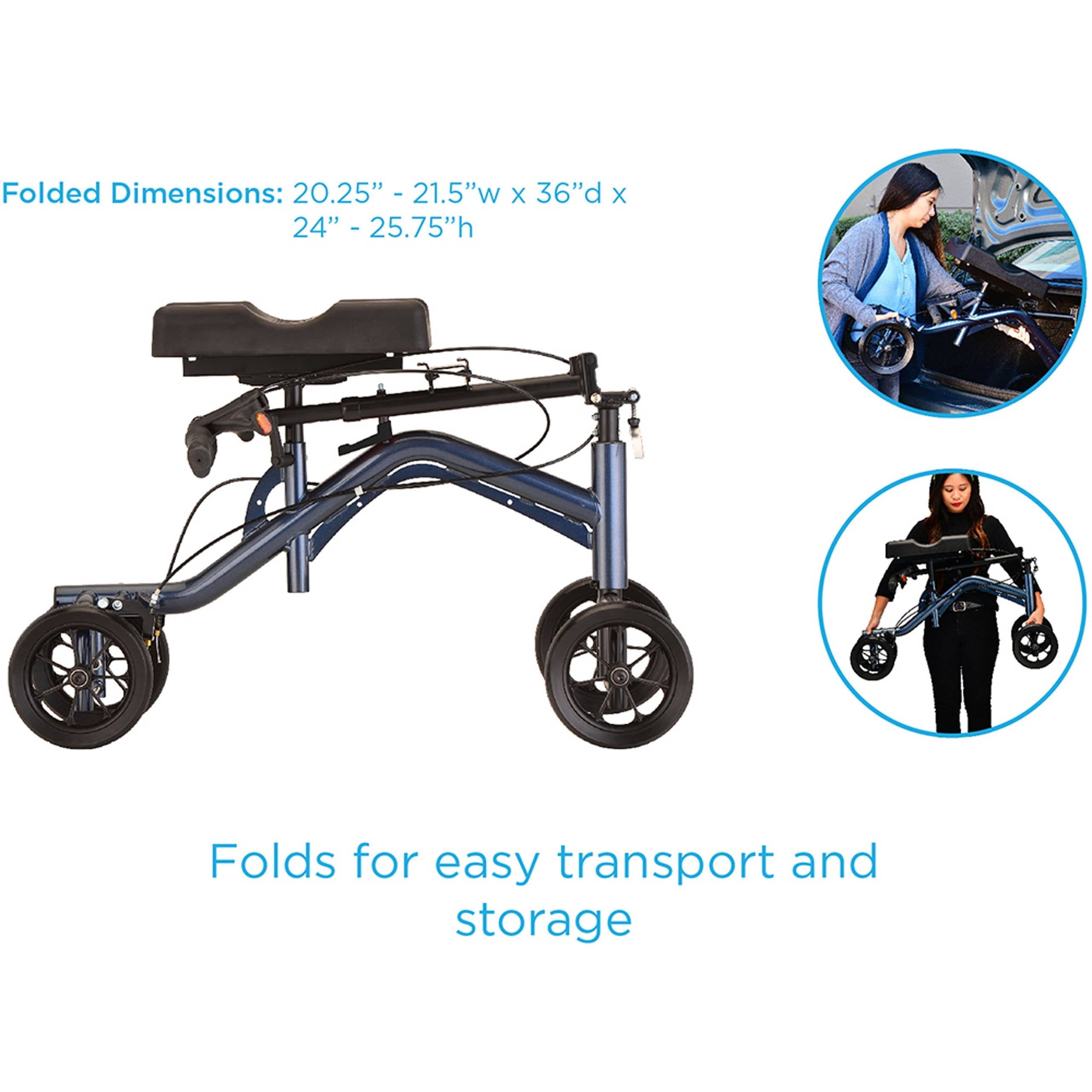 Turning Knee Walker Heavy Duty Tall, photo 2 of 3