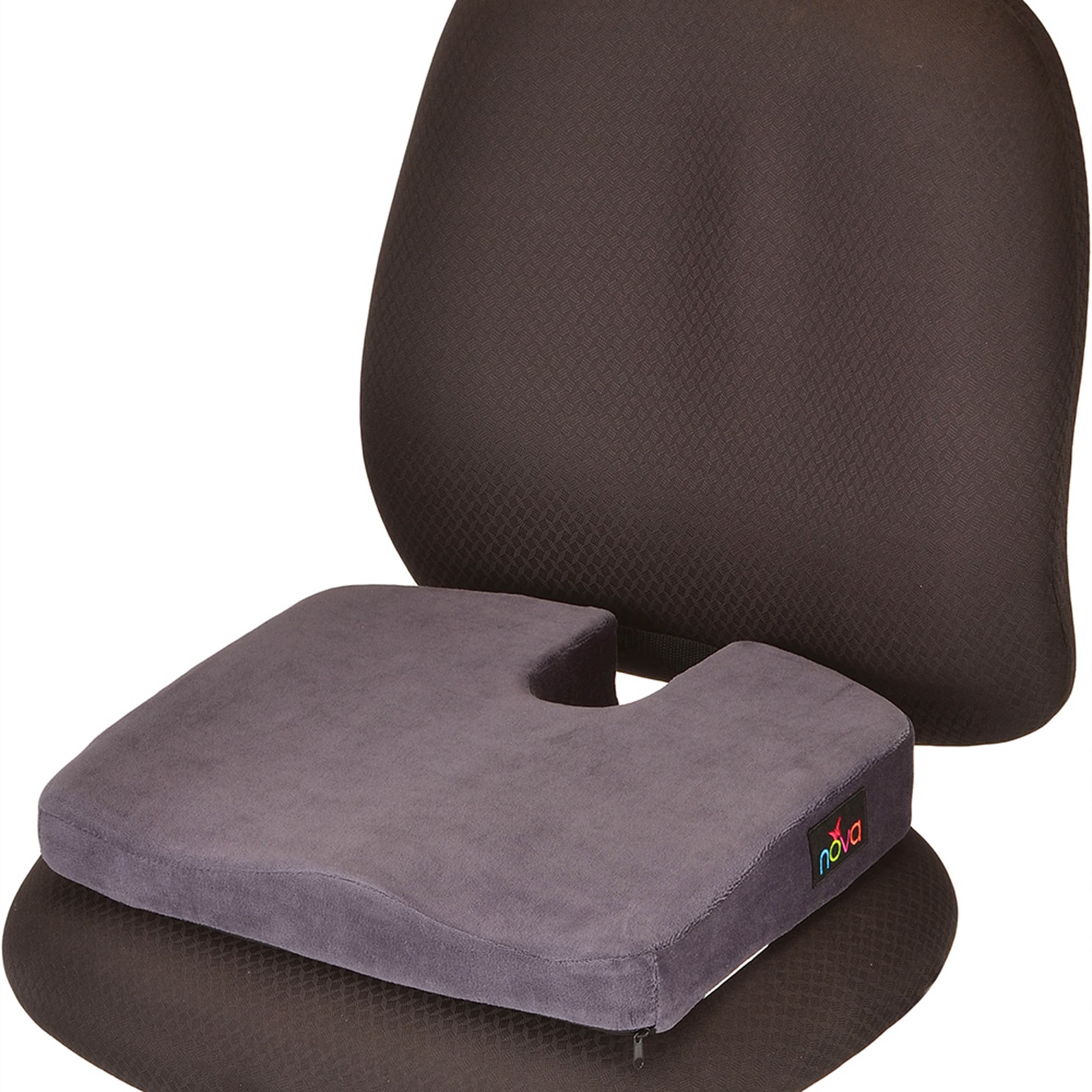 Memory Foam Velour Coccyx Cushion, photo 4 of 4