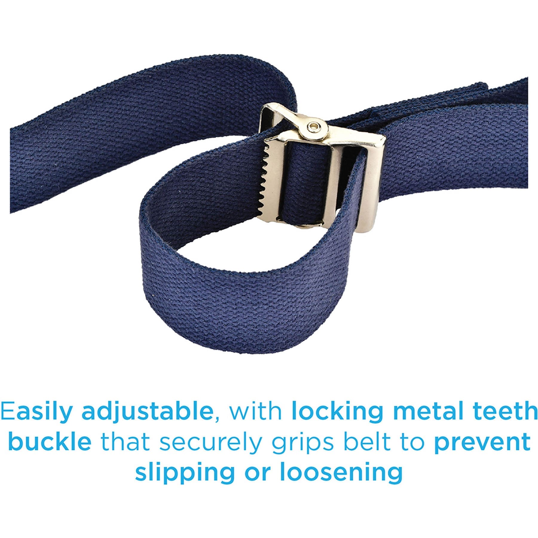 Gait Belt 52″ Metal Buckle, photo 2 of 3